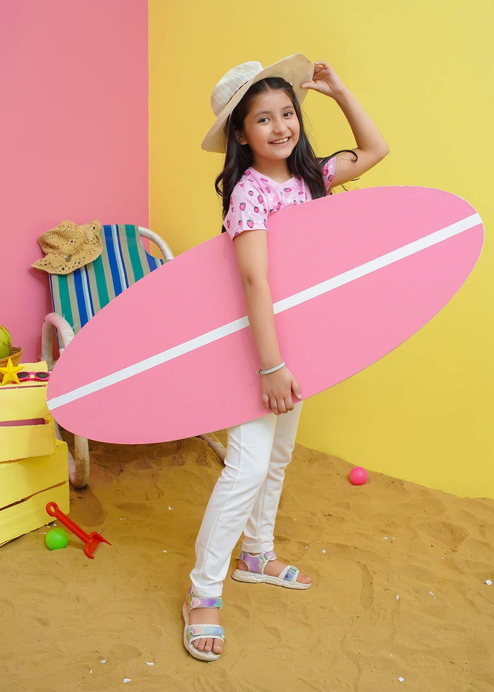 Modest - Strawberry Graphic Tee - Jersey - 1 Piece