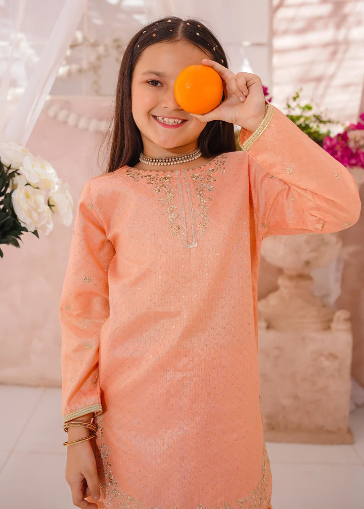 Modest - Cotton Lawn Embroidered Suit For Girl - 3 Piece