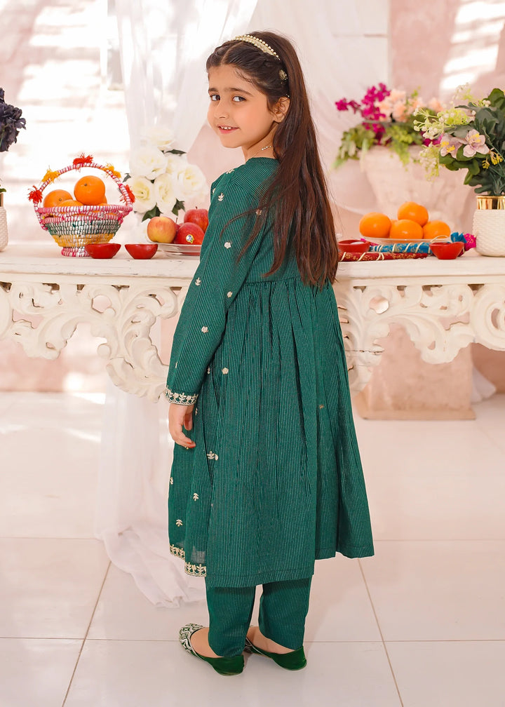 Modest - Cotton Lawn Embroidered Suit For Girl - 3 Piece