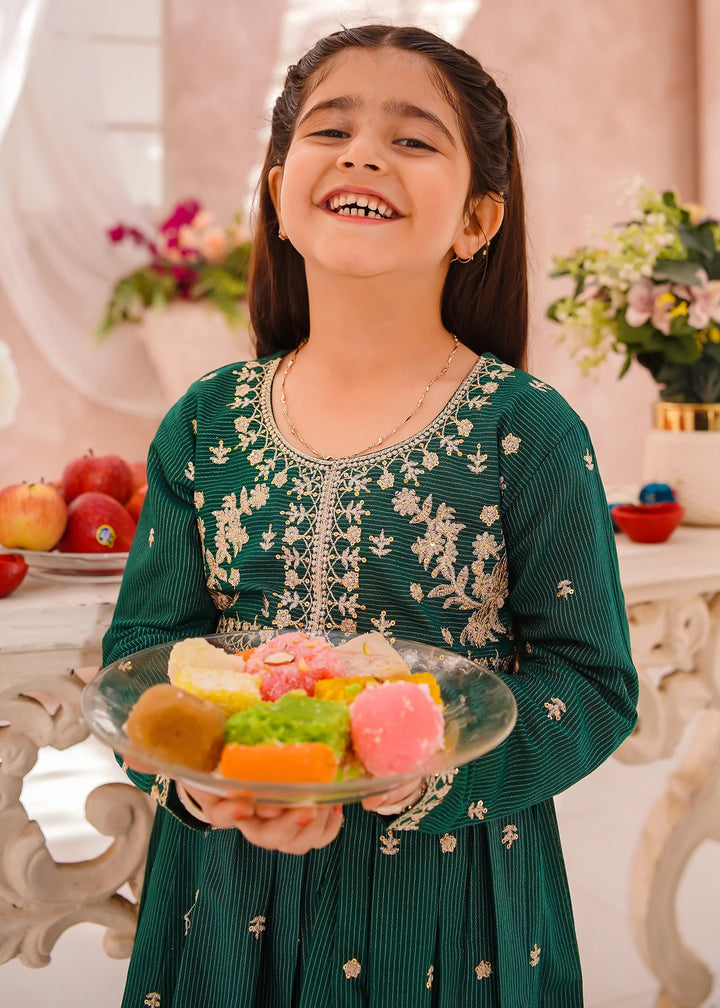 Modest - Cotton Lawn Embroidered Suit For Girl - 3 Piece