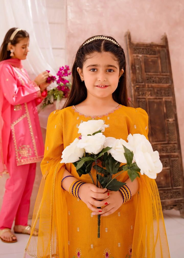 Modest - Cotton Lawn Embroidered Suit For Girl - 3 Piece