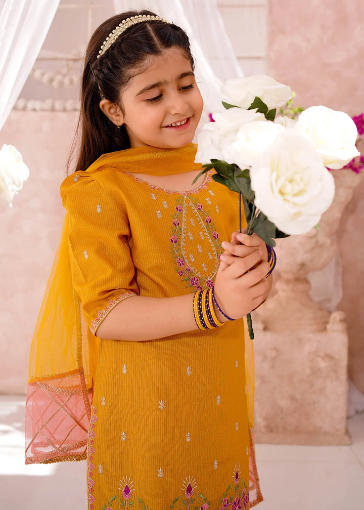 Modest - Cotton Lawn Embroidered Suit For Girl - 3 Piece