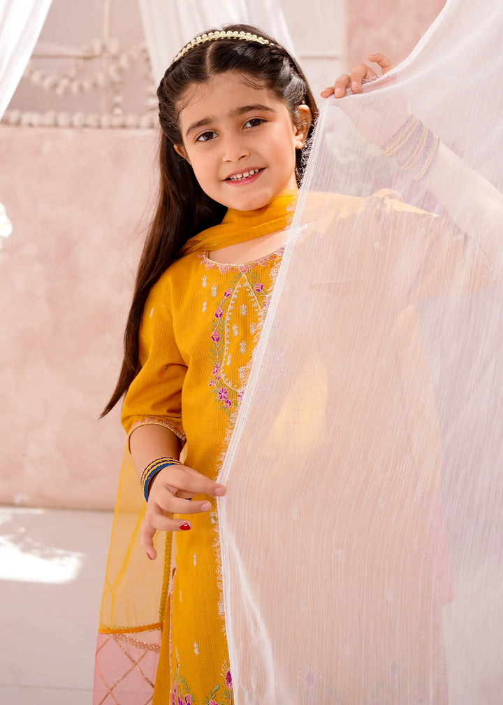 Modest - Cotton Lawn Embroidered Suit For Girl - 3 Piece