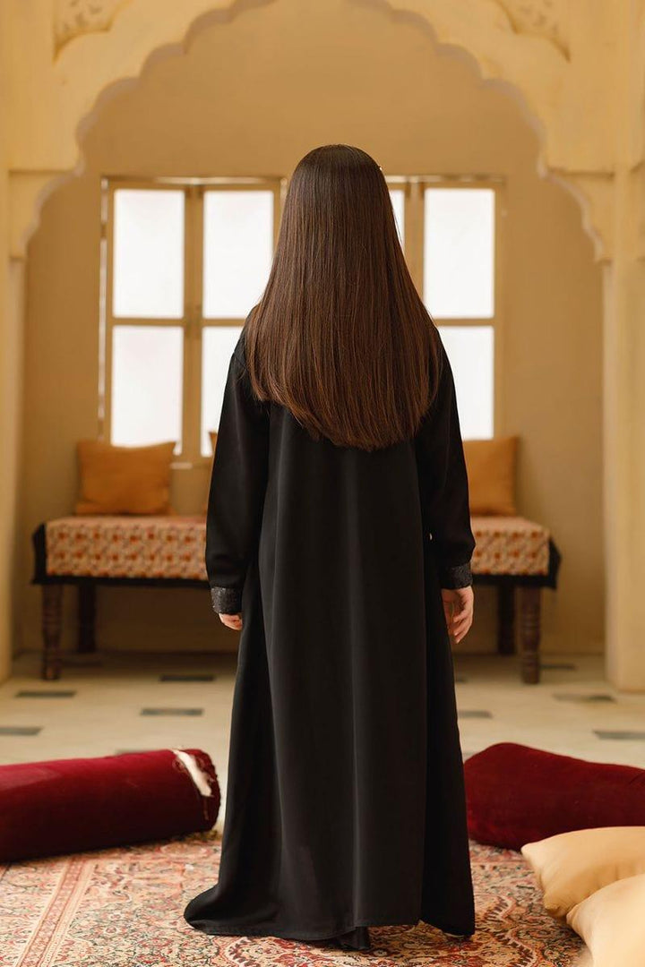 Hijabi Kids - Black Jade Abaya For Kids - Studio by TCS