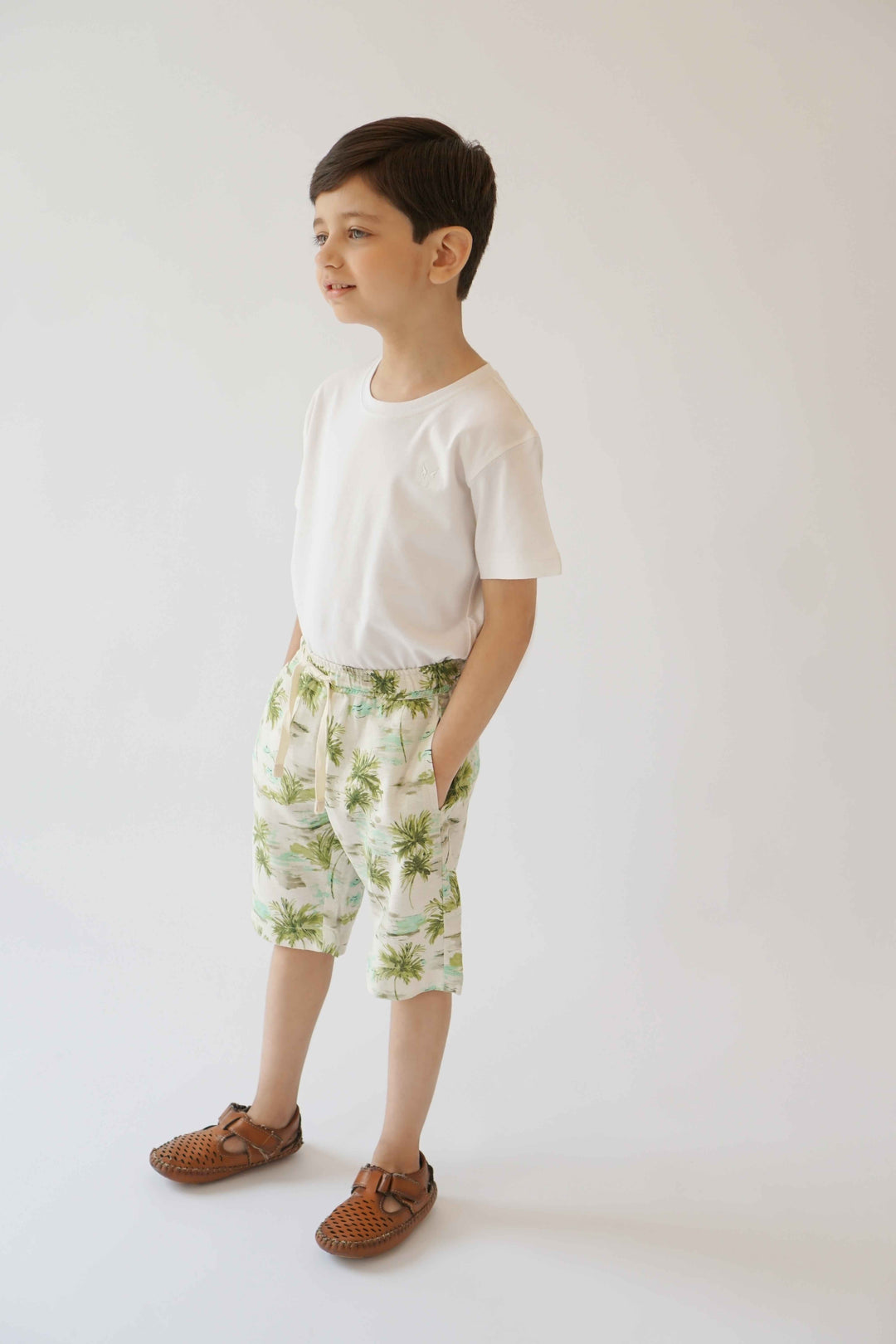 Hummingbirdspk - Classic White Cotton T Shirt with Logo - 1 Piece