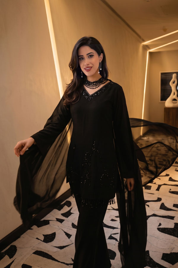 Leon Anjali Set 3 Piece Suit Black
