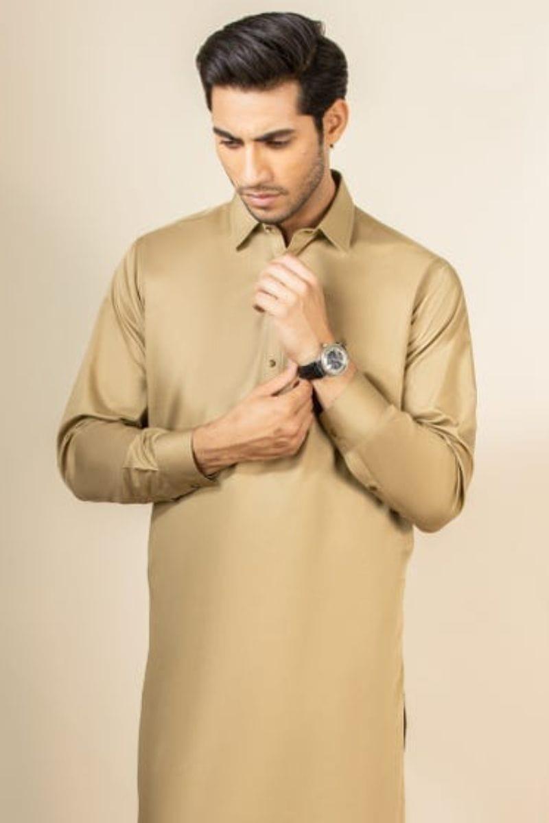 J. - Junaid Jamshed | Executive Khaki Suit For Men - Studio by TCS