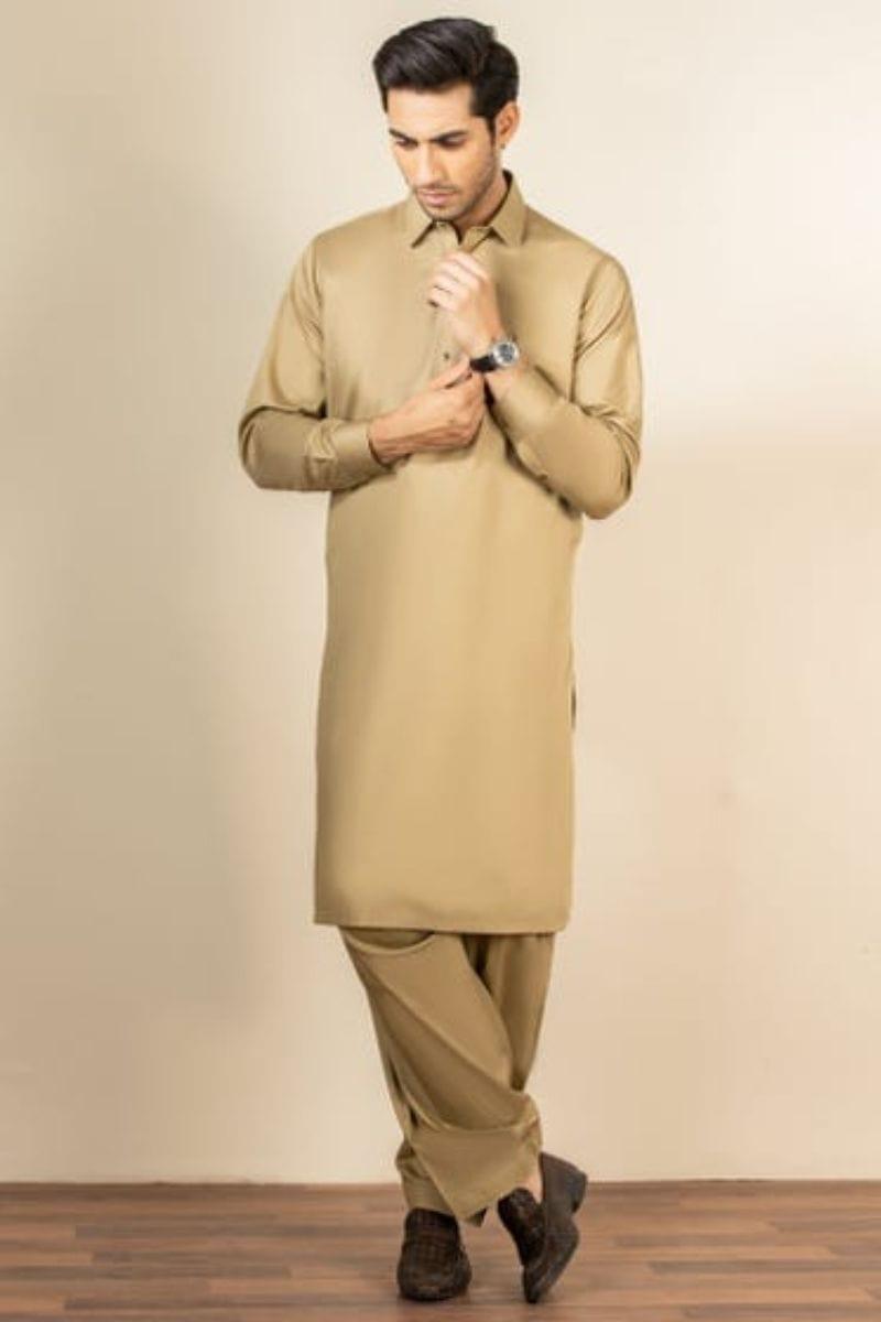 J. - Junaid Jamshed | Executive Khaki Suit For Men - Studio by TCS