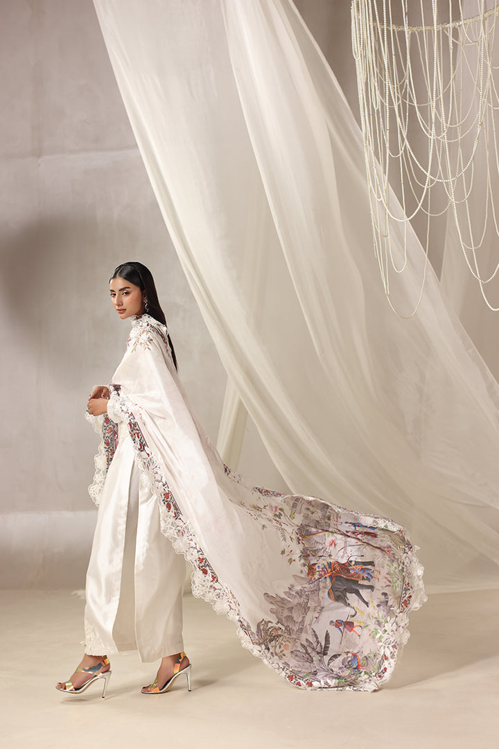 Musferah Saad - Aria Tissue Silk Suit For Women - 3 piece - Studio by TCS