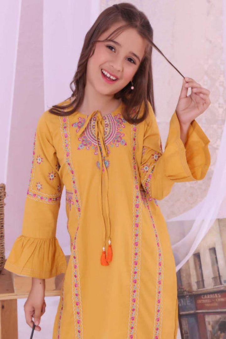 Oaks - Mimosa Lawn Embroidered Kurti - 1 Piece - Studio by TCS