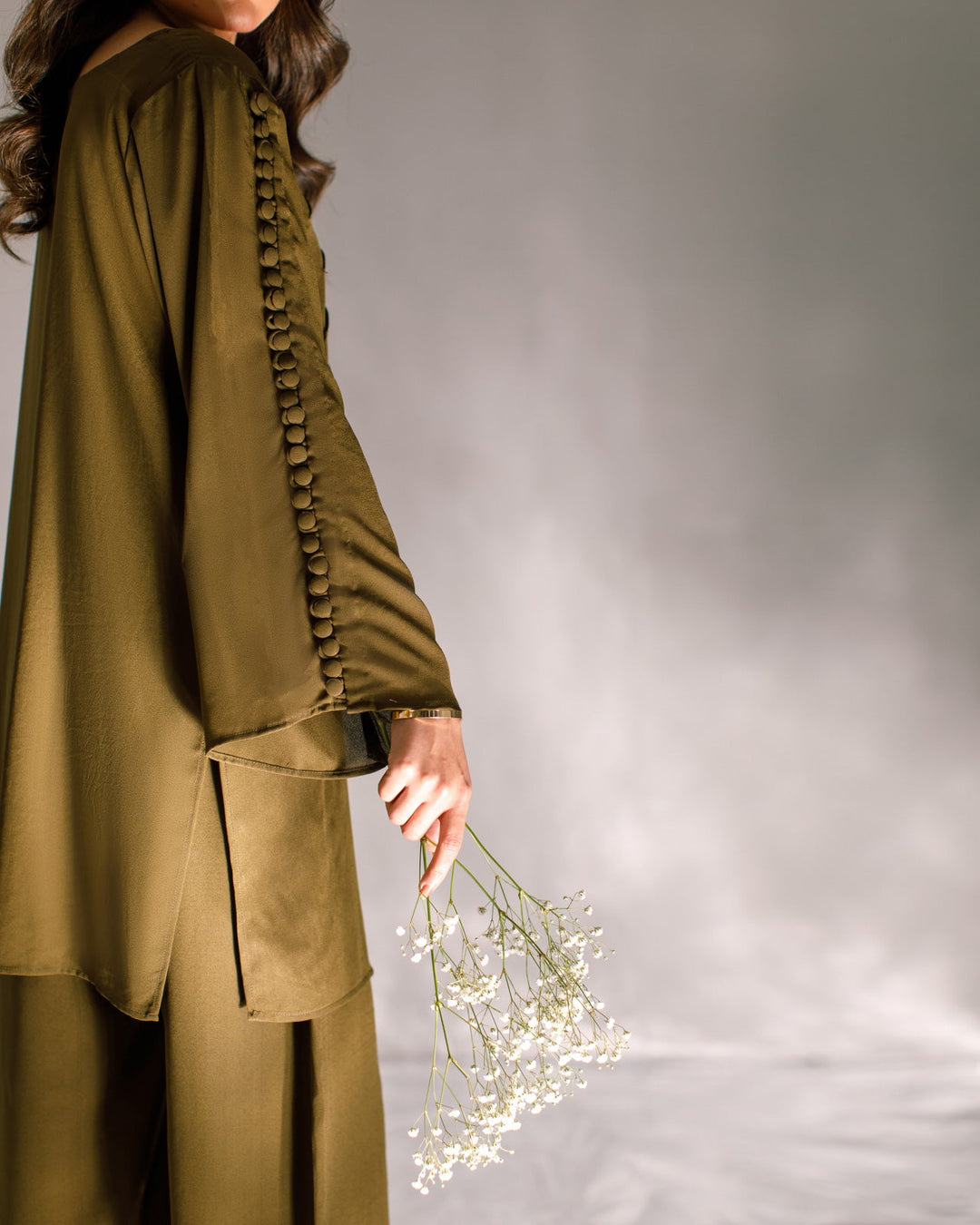 Ombrella - Olive green- Lyra Suit For Women - 2 Piece