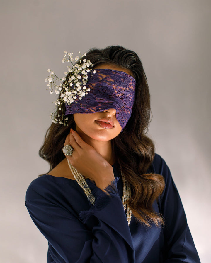 Ombrella - Navy blue- Aylin Suit For Women - 2 Piece