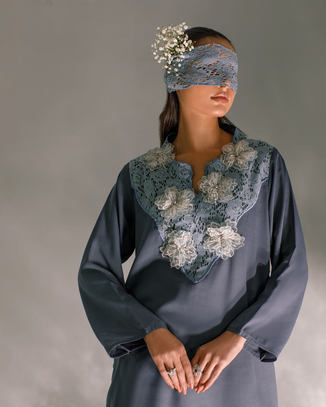 Ombrella - Grey- luna Suit For Women - 2 Piece