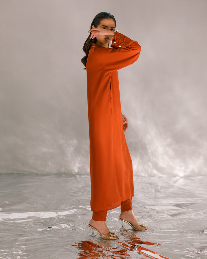 Ombrella - Rust- Rhea Suit For Women - 2 Piece