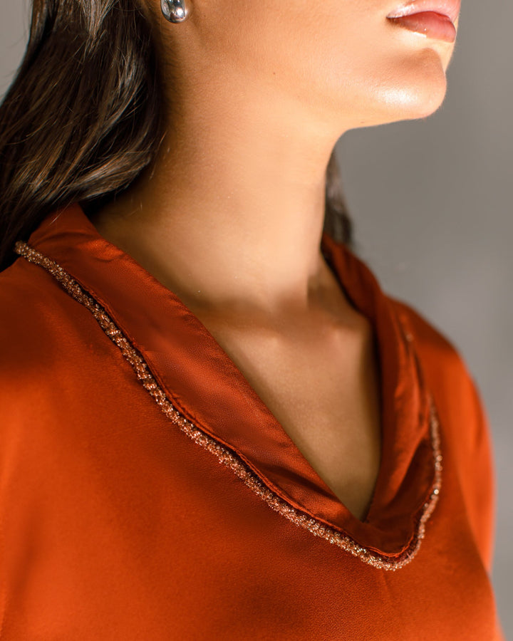 Ombrella - Rust- Rhea Suit For Women - 2 Piece