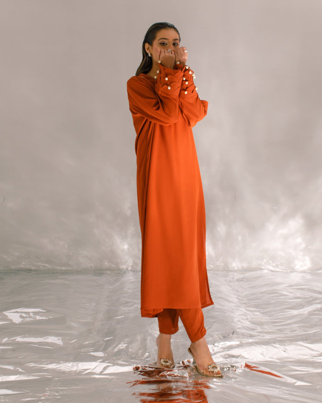 Ombrella - Rust- Rhea Suit For Women - 2 Piece