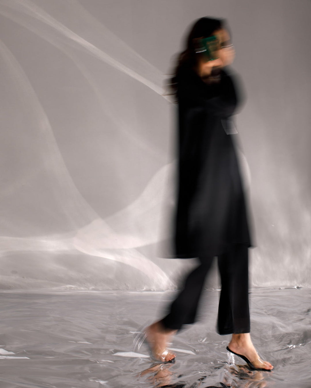 Ombrella - Black- Elara Suit For Women - 2 Piece