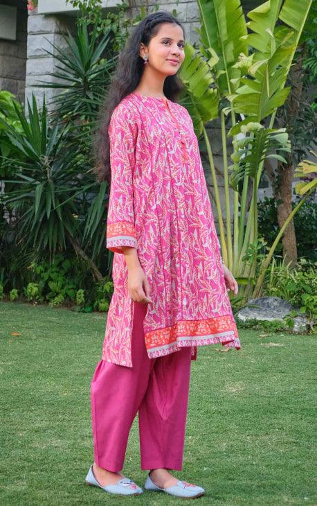 Oaks - Taffy Lawn Printed Kurti - 1 Piece - Studio by TCS