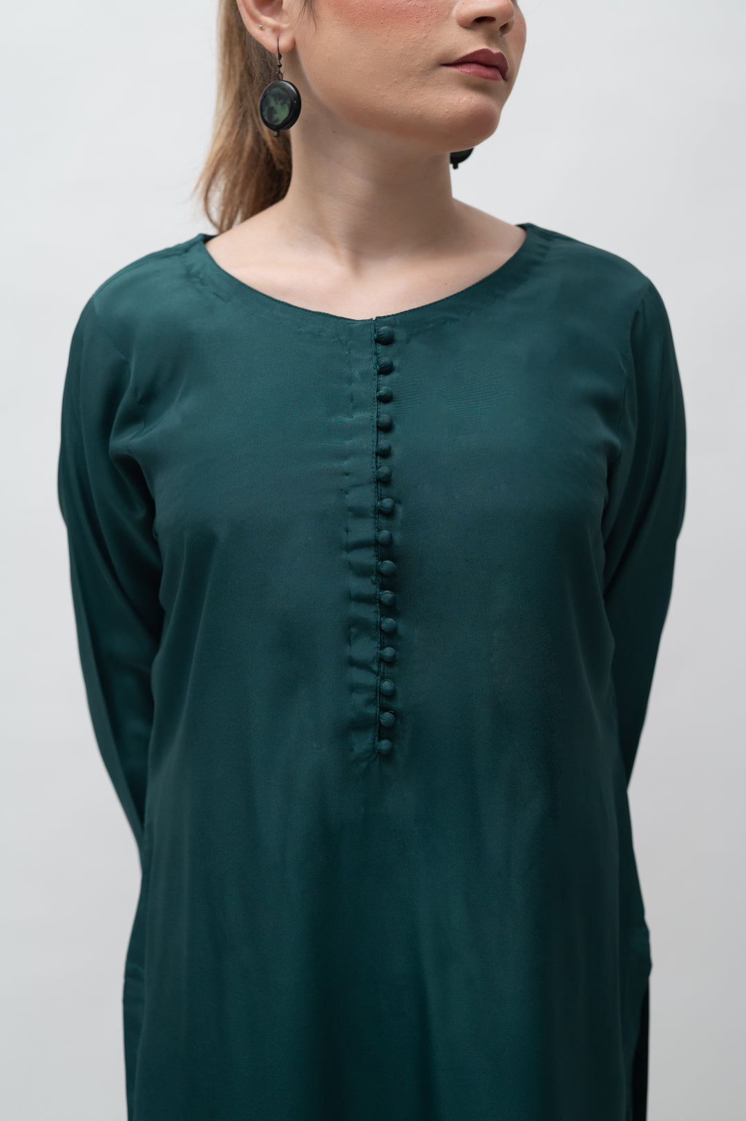 Alifyay - Green - Crepe - 3 Piece