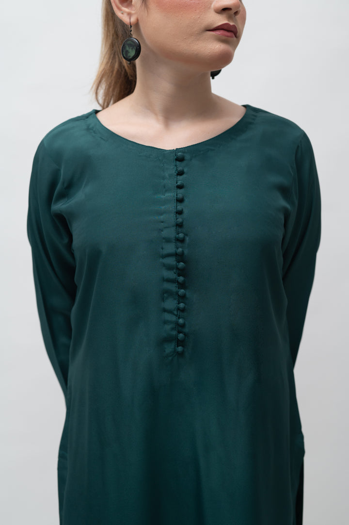 Alifyay - Green - Crepe - 3 Piece