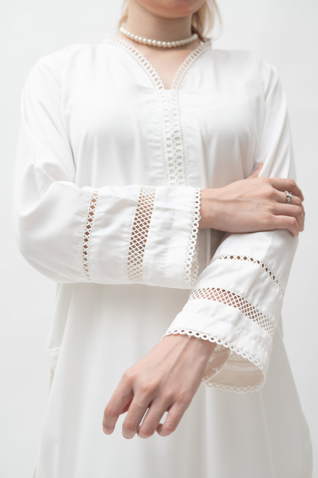 Alifyay - White - Blended - 2 Piece