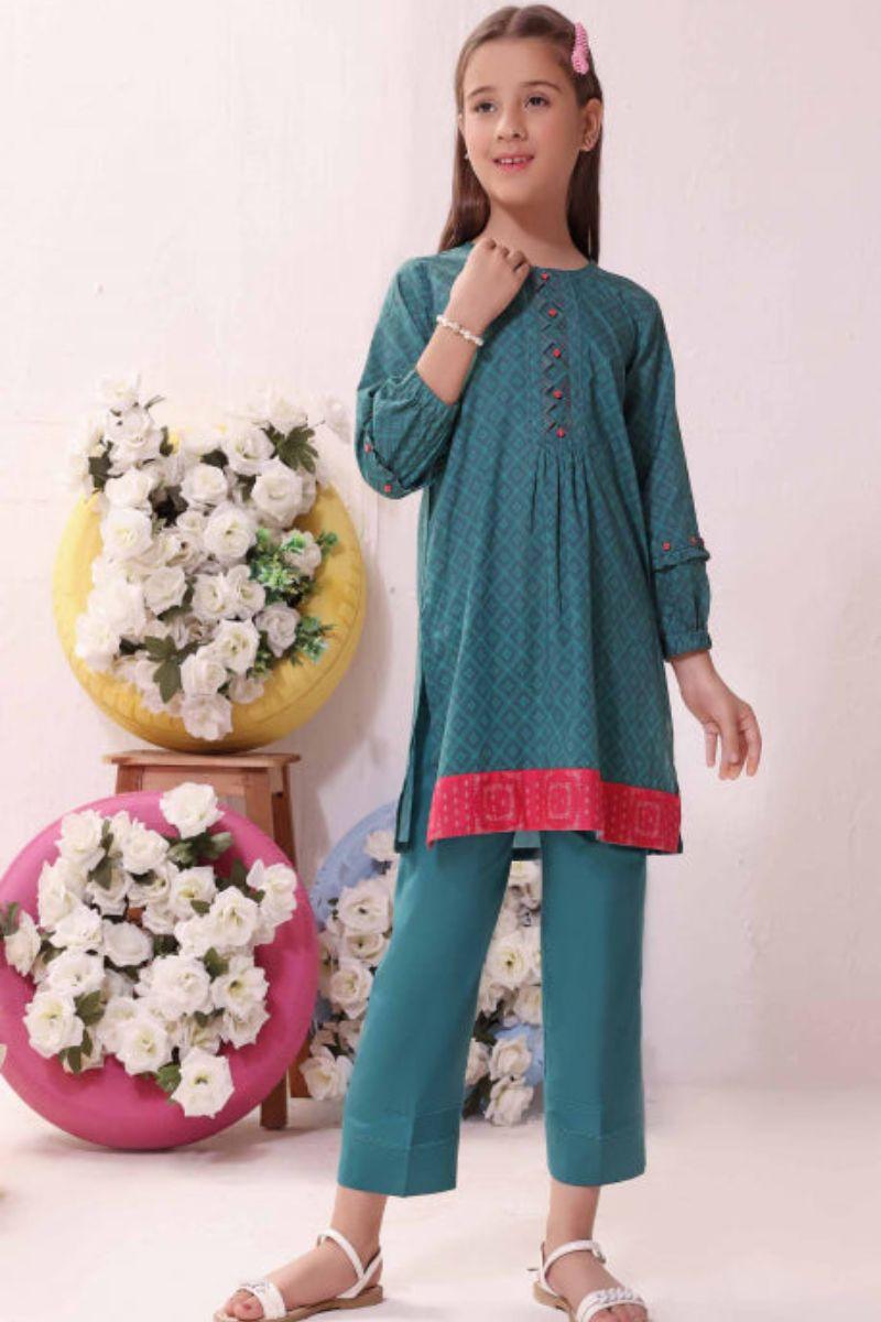 Oaks - Storm Lawn Printed Kurti - 1 Piece - Studio by TCS