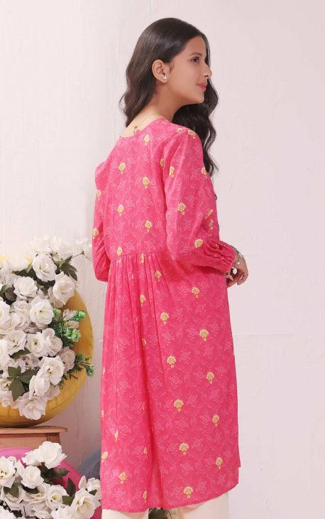 Oaks - Fuchsia Lawn Printed Kurti - 1 Piece - Studio by TCS