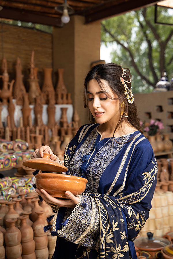 Arif Ashraf - Neel - viscose blend - 3 Piece