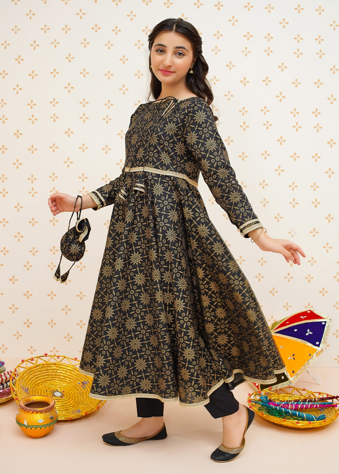 Modest - Noor-e-Siyah - cotton - Black - 3 Piece