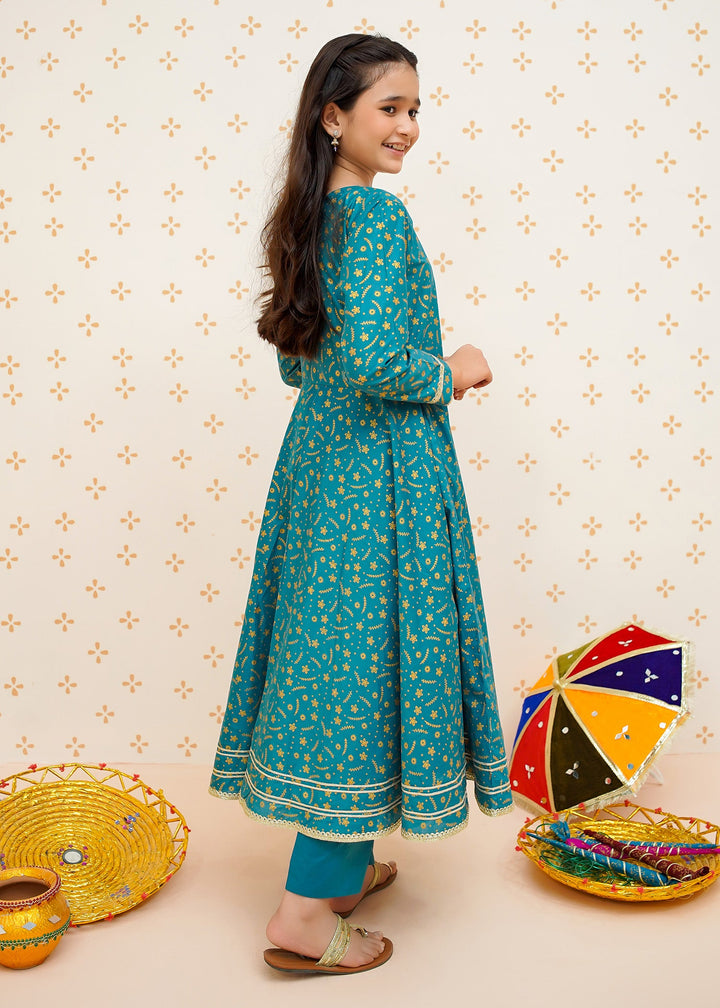 Modest - Rang-e-Falak - Blue - cotton - 3 Piece