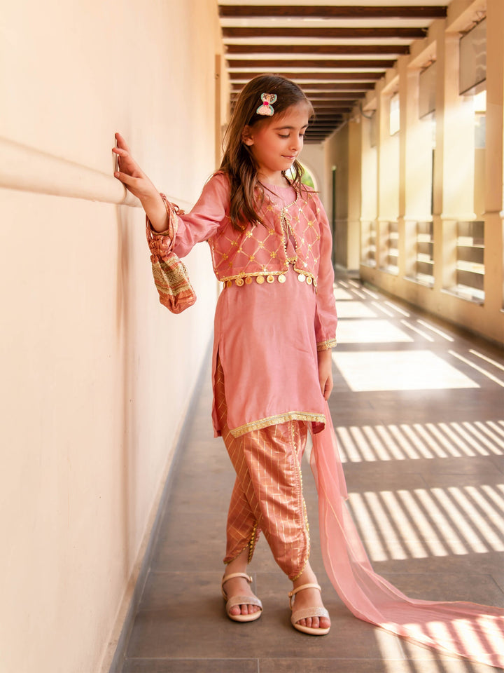 Kidoz Kloset - Vanilla Ice Cotton Silk Set For Girl