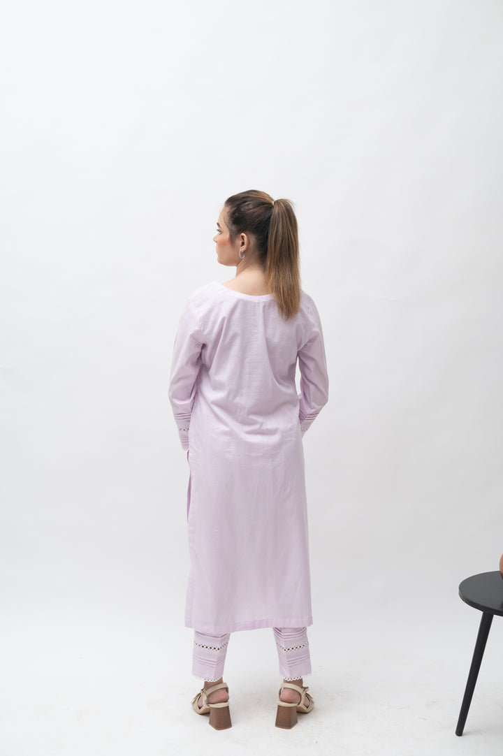 Alifyay - Lavender - Cotton - 2 Piece
