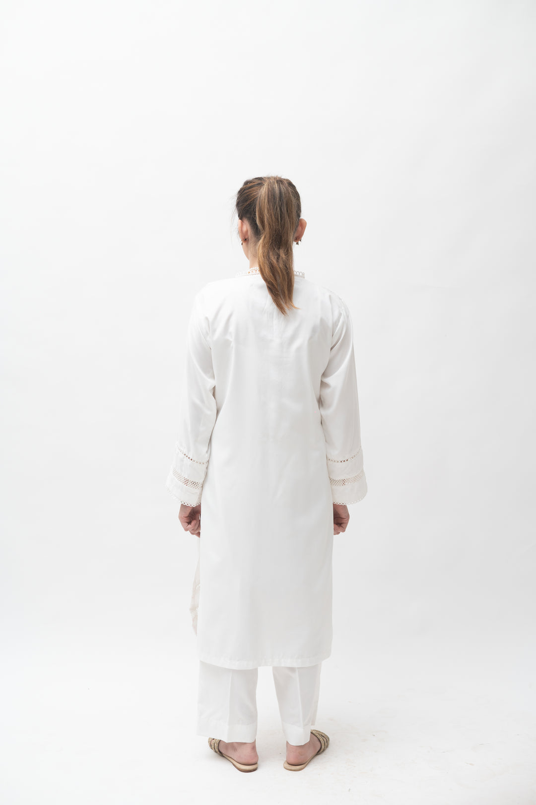 Alifyay - White - Blended - 2 Piece