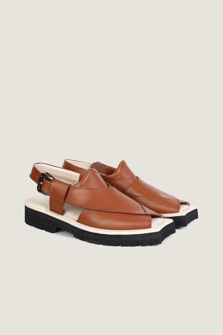 Navado - Kaptaan Chappal Brown For Men