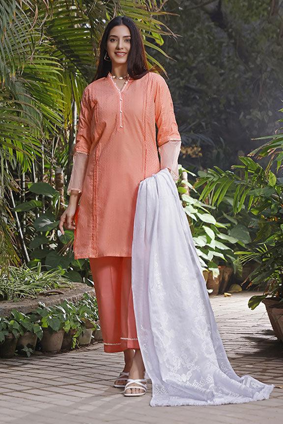 Oaks - Peach 2 Piece Printed - Studio by TCS