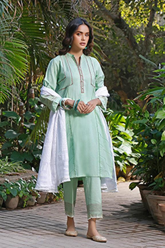 Oaks - Green 2 Piece Printed - Studio by TCS