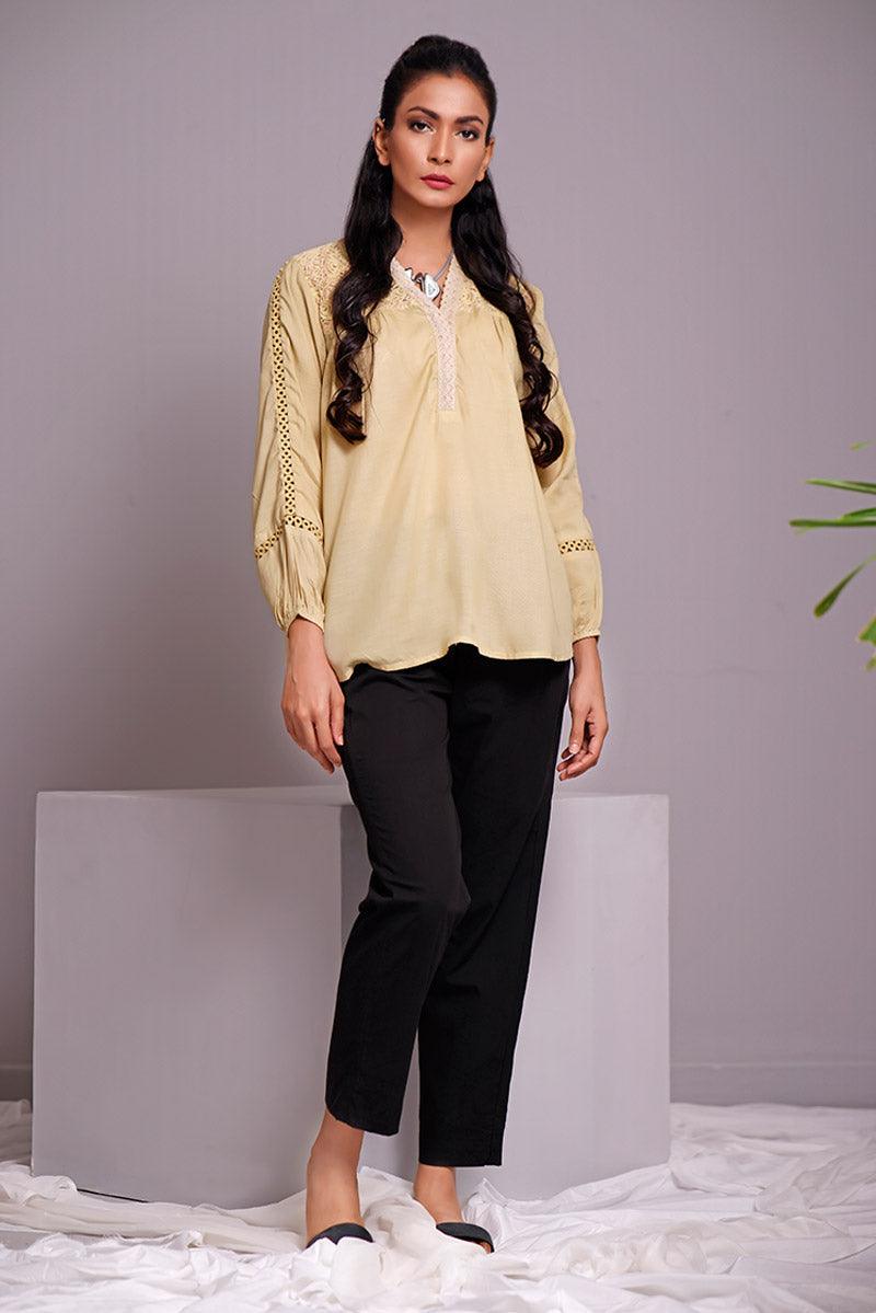 Oaks - Beige Tensil Top - 1 Piece - Studio by TCS