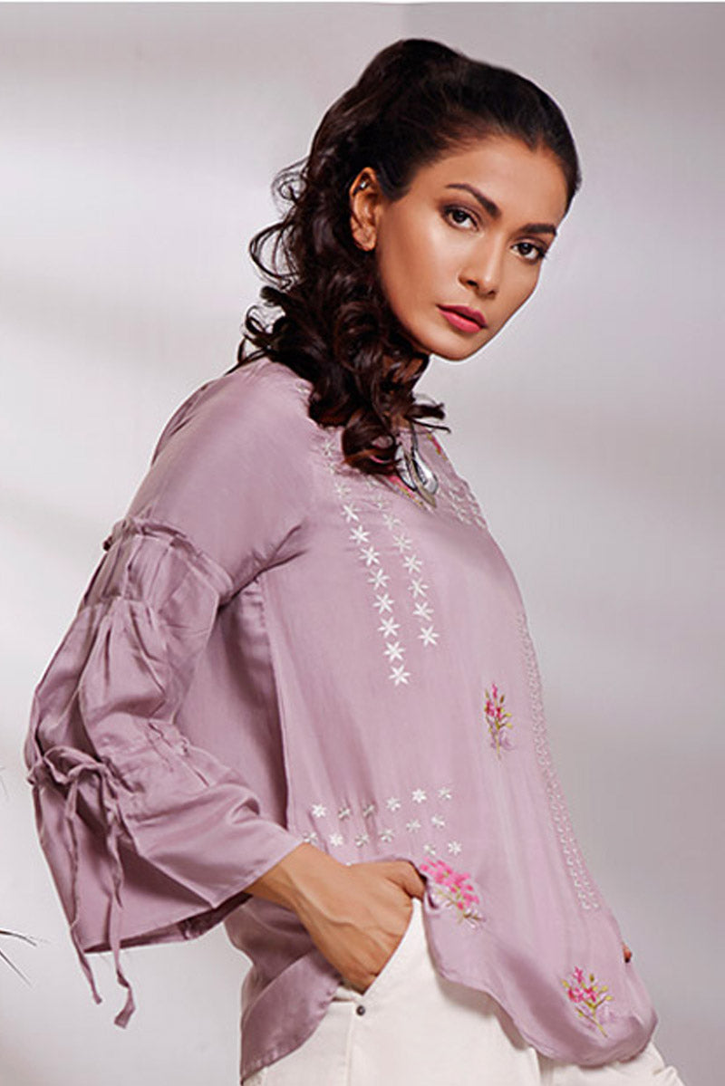 Oaks - Purple Viscose Top - 1 Piece - Studio by TCS