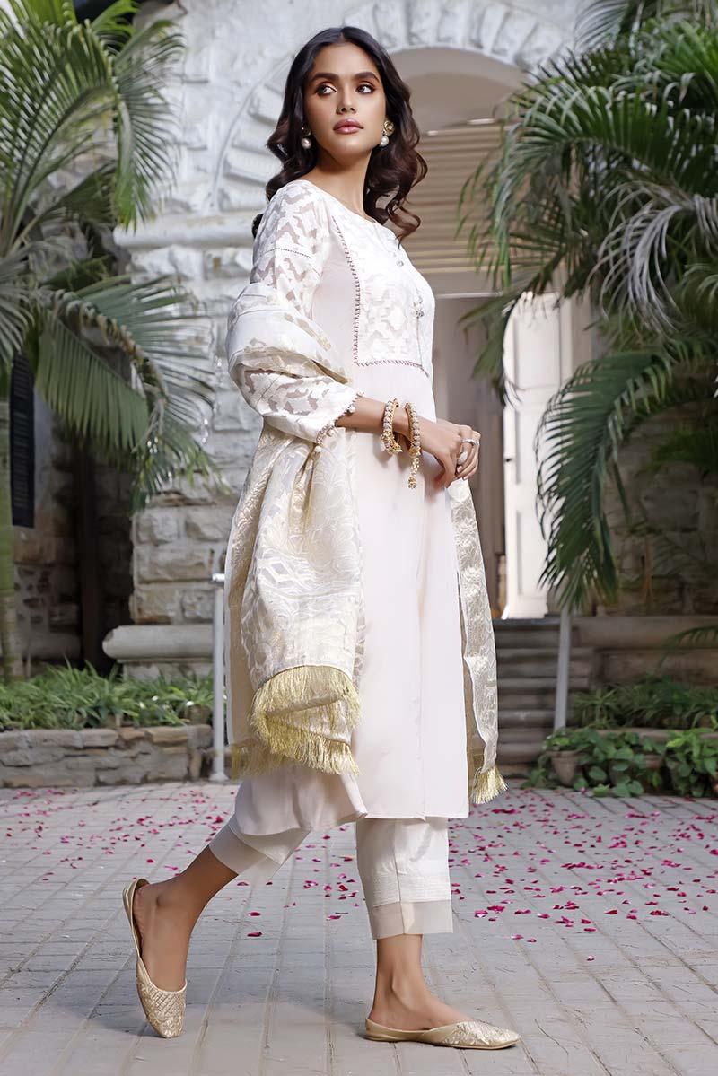 Oaks - Linen White 2 Piece Silk - Studio by TCS