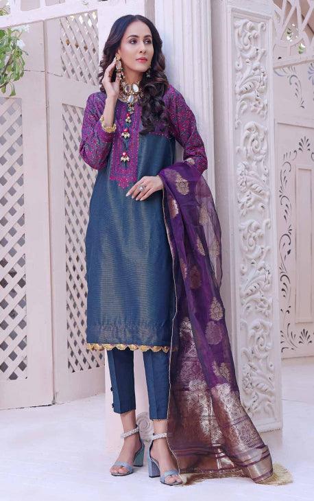 Oaks - Arisha 2 Piece Masoori Embroidered - Studio by TCS