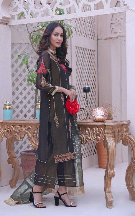 Oaks - Meherma 2 Piece Masoori Embroidered - Studio by TCS