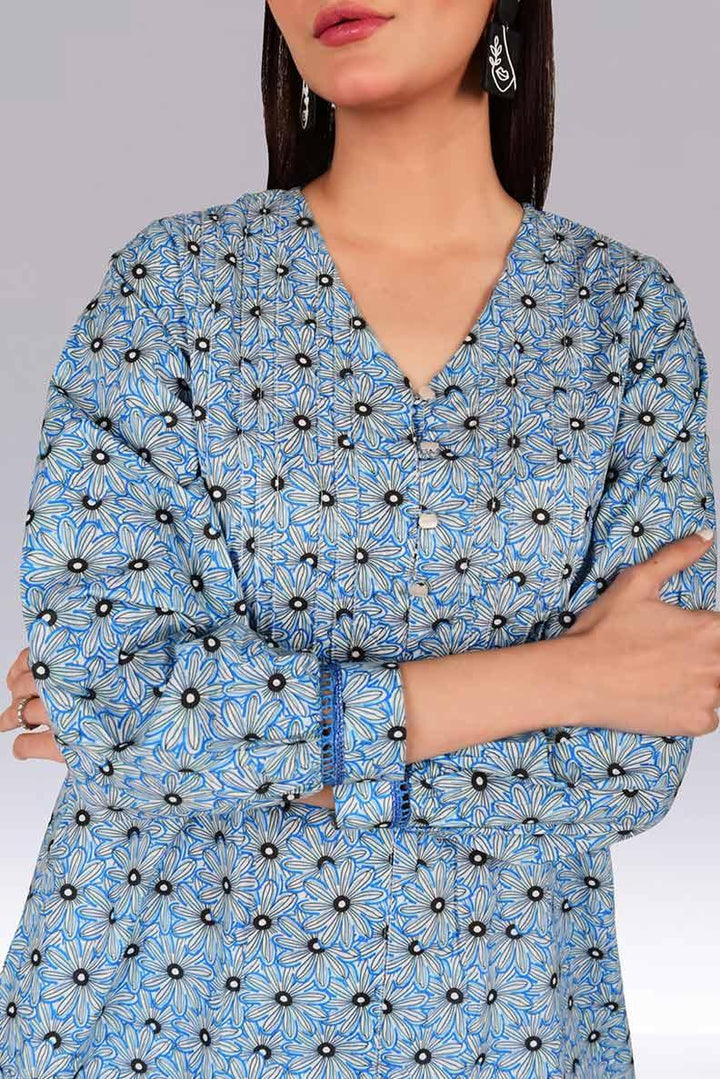 Oaks - Mist Lawn Printed Top - 1 Piece - Studio by TCS