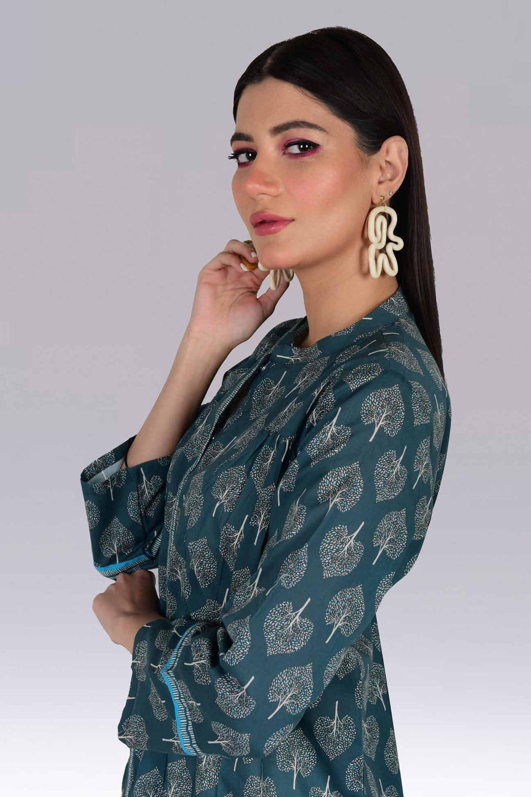 Oaks - Stellar Lawn Printed Top - 1 Piece - Studio by TCS