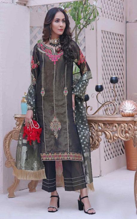 Oaks - Meherma 2 Piece Masoori Embroidered - Studio by TCS