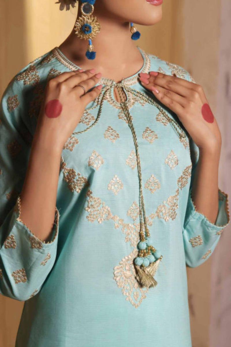 Oaks - Glow 2 Piece Maisuri Embroidered - Studio by TCS