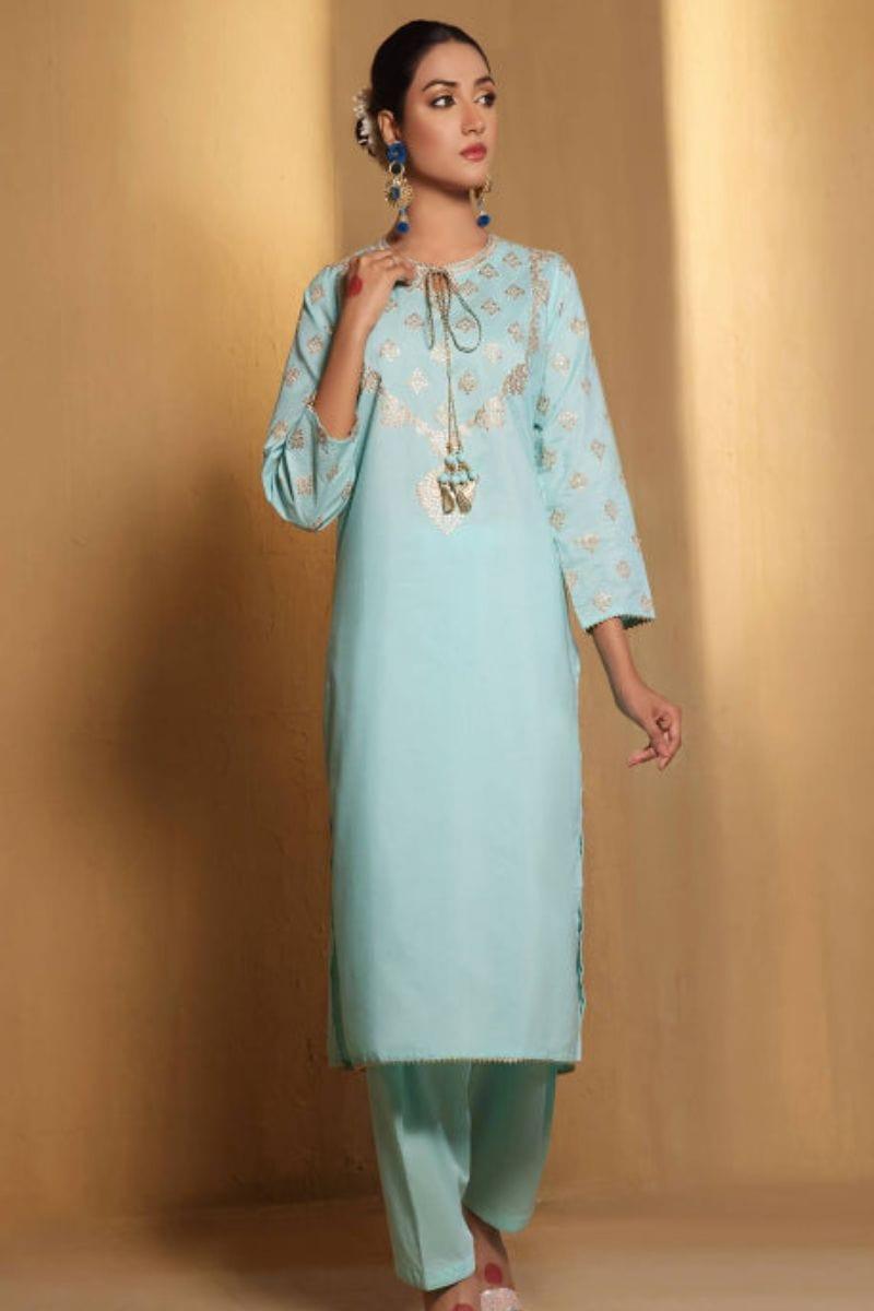 Oaks - Glow 2 Piece Maisuri Embroidered - Studio by TCS