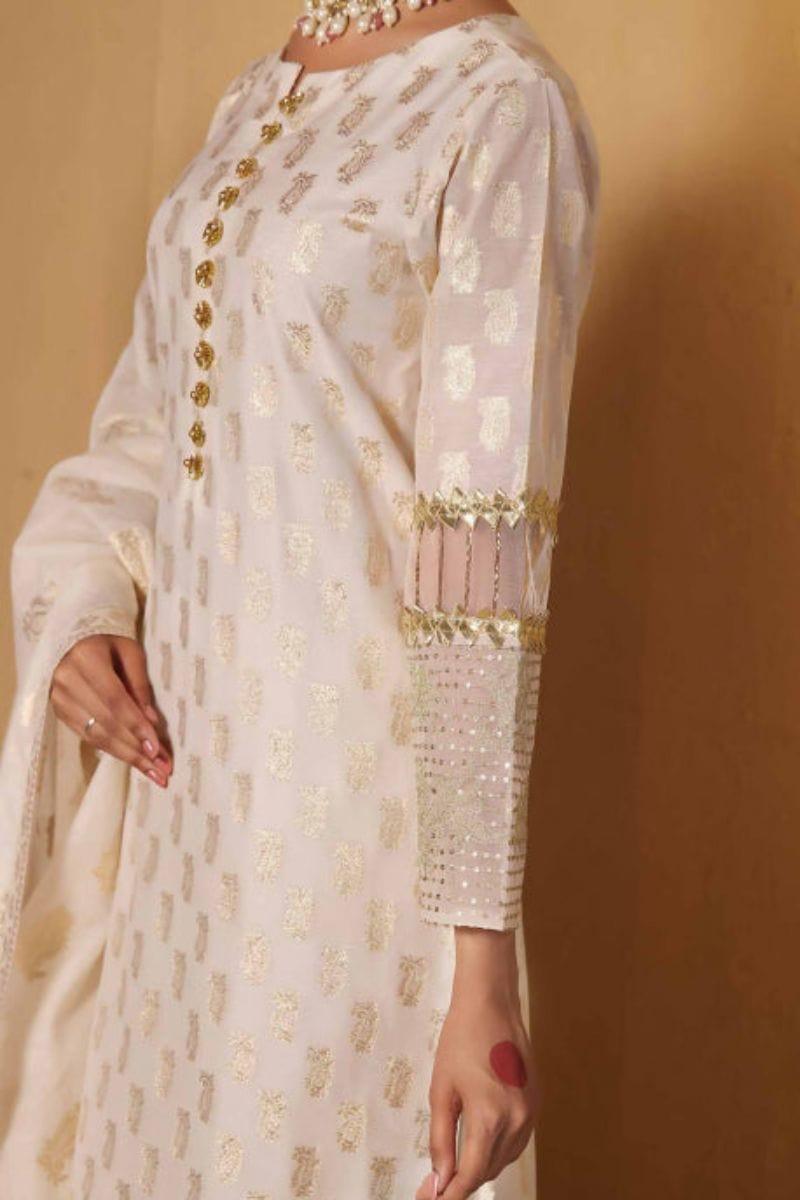 Oaks - Wings 3 Piece Jacquard Embroidered - Studio by TCS