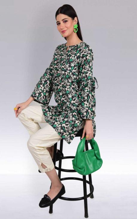 Oaks - Hunter Lawn Printed Top - 1 Piece - Studio by TCS