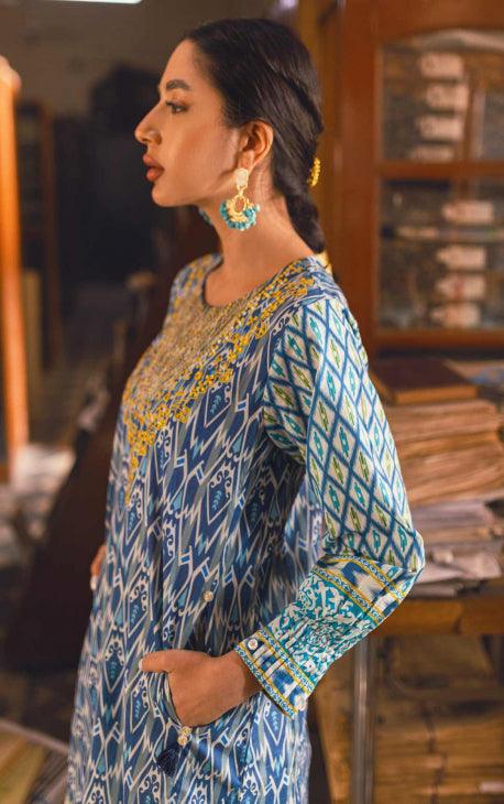Oaks - Persian Lawn Embroidered Shirt - 1 Piece Unstitched - Studio by TCS