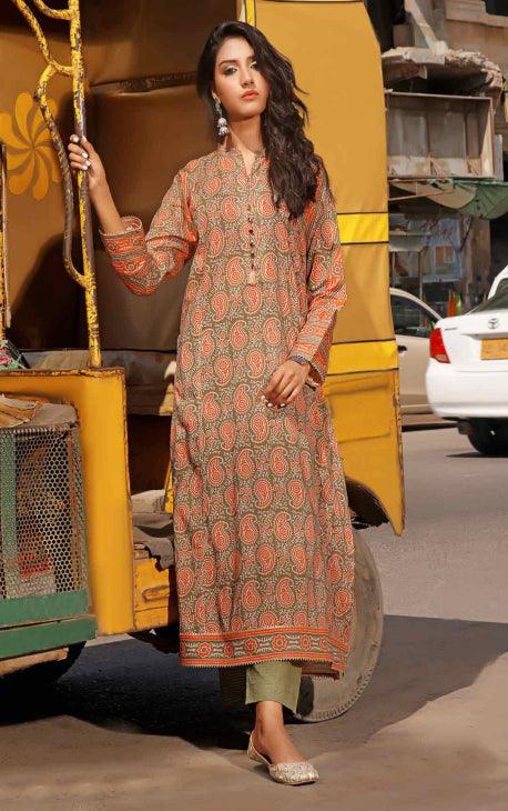 Oaks - Juniper Lawn Printed shirts - 1 Piece Unstitched - Studio by TCS